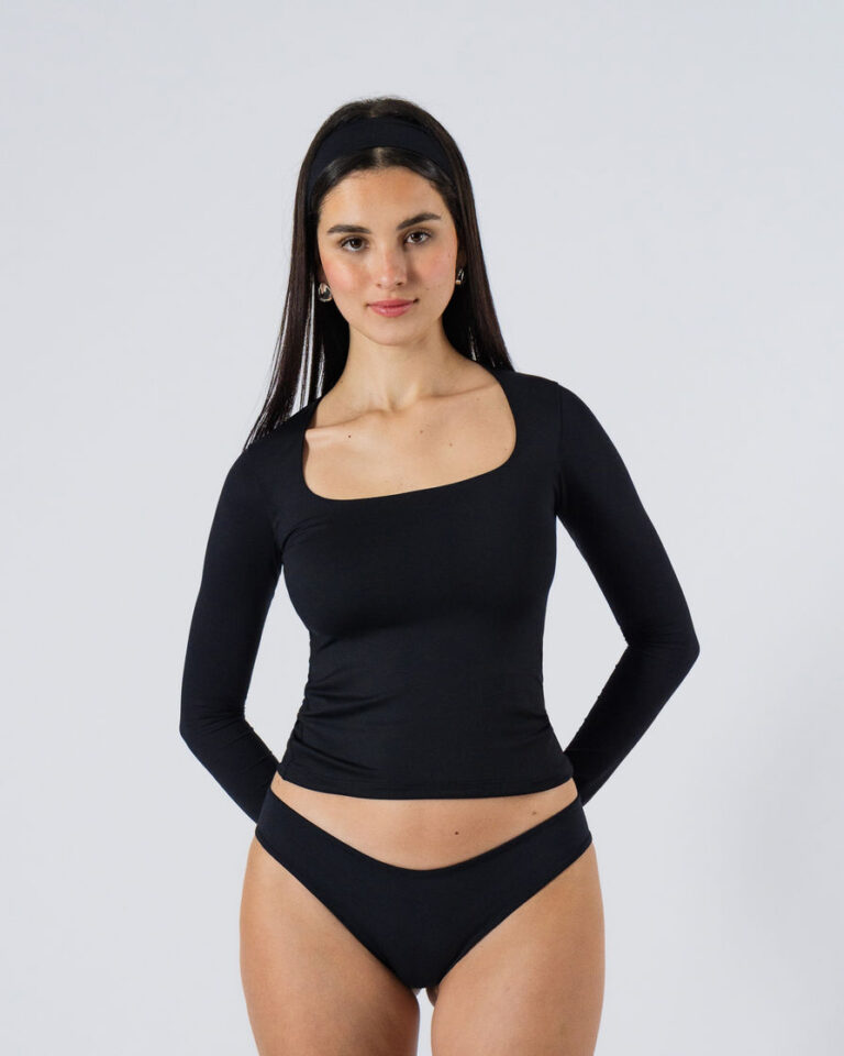 Square LS Tee - Black